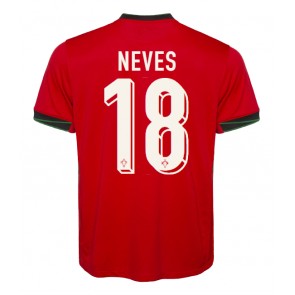 Portugal Ruben Neves #18 Hemmatröja EM 2024 Kortärmad
